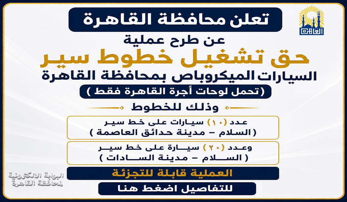 مزاد خطوط سيارات الميكروباص