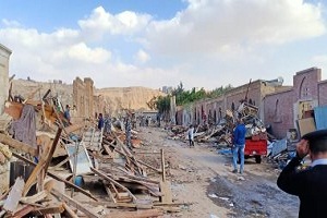 محافظة القاهرة تزيل سوق الكلاب بالحي