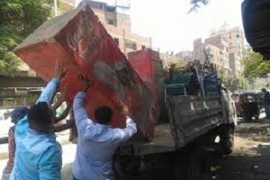 حملات لرفع الإشغالات بحي المعصره