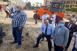 تطوير منطقة الجراج وشارع عزيز المصري