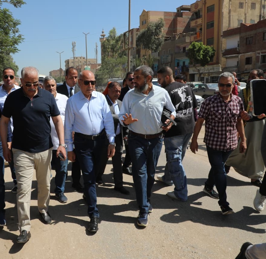 Cairo Governor inspects 1,200 mm main water supply line extension project