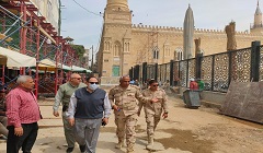 حملة لرفع الإشغالات حول مسجد الحسين