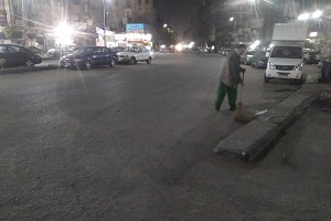 نظافة شوارع الحي
