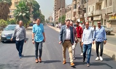  رصف شارع الترعه الشرقى بنطاق الحي  