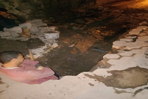 شركة المياه تنتهي من إصلاح "ماسورة شارع الفيوم"