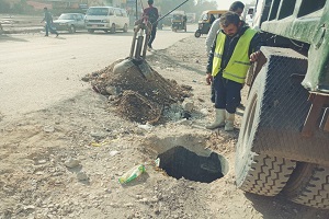 تسليك وتطهير وترميم وتركيب اغطية وبراويز مطابق الصرف الصحي
