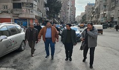 متابعة سير العمل وتفقد حالة النظافة بالشوارع 