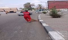 متابعة الاعمال اليومية بالحي