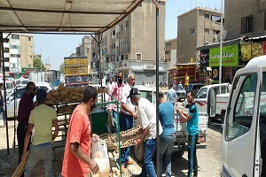 غلق مخبز مخالف بميدان اسكندرية بحي السلام أول