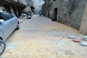 تركيب بلاط انترلوك بحارات الحي