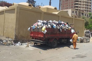 حملة لرفع المخلفات ونظافة محيط شجرة مريم