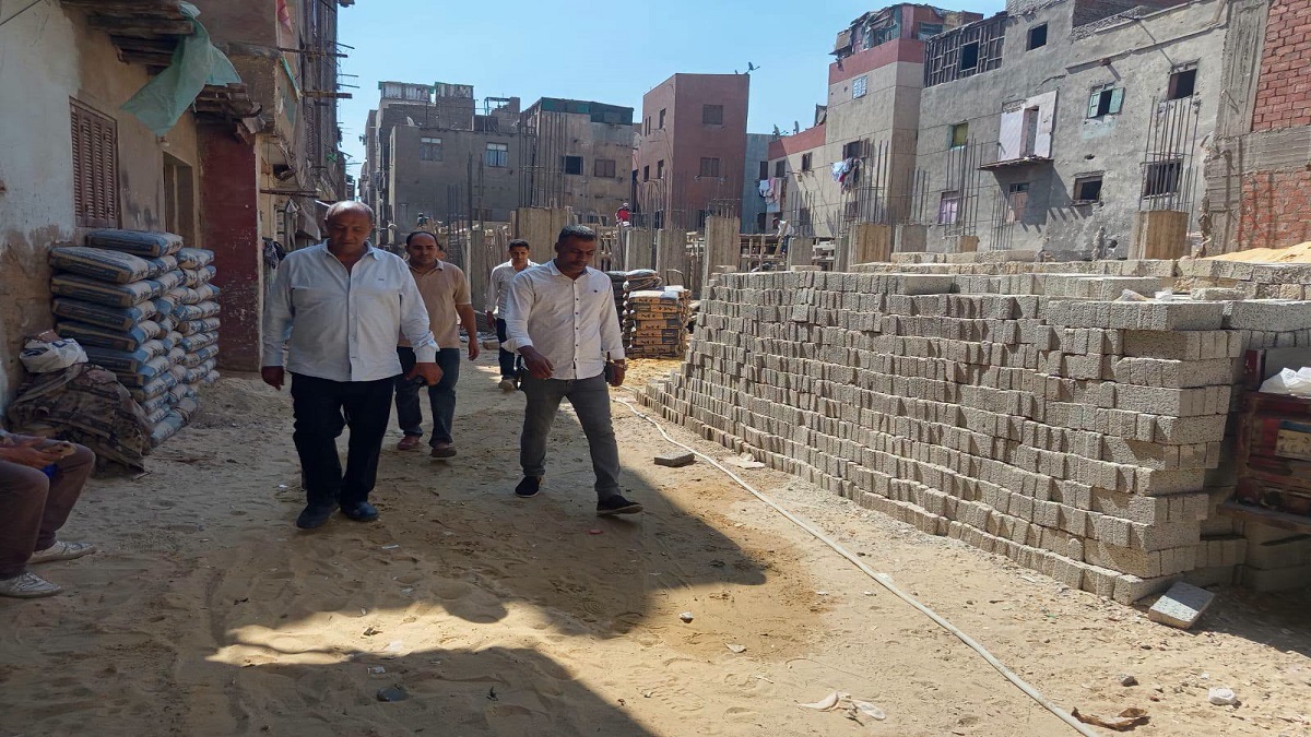 ايقاف اعمال مباني مخالفة في المهد 