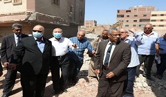 Cairo Gov. inspects demolition work of Ezbet Ikhlas slum