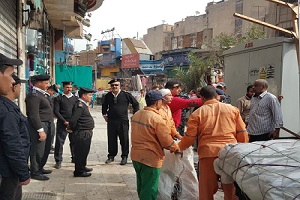 حملة مكبرة لرفع الإشغالات بشوارع الحي