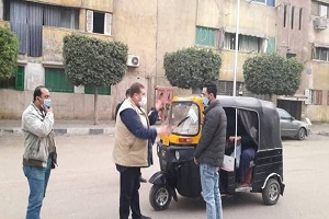 متابعة الاعمال اليومية بالحي 
