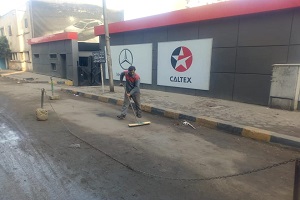 متابعة الاعمال اليومية بالحي 