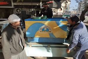 رفع الأشغالات بشواراع الحي 