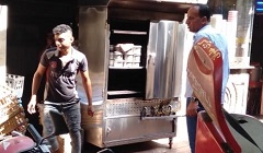 حمله لرفع الاشغالات التى تعوق حركه المرور