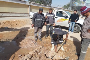 استمرار متابعة مشاكل الصرف صحي بحي شرق مدينة نصر