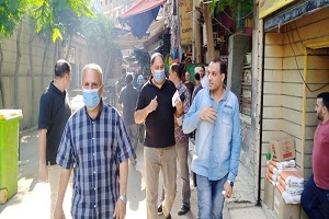 إيقاف اعمال مخالفة بالحي