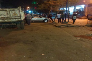 حملة لرفع إشغالات الكافيهات المخالفة بالمعادي