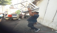 التصدى والقضاء على المخالفات والاشغالات بنطاق الحي