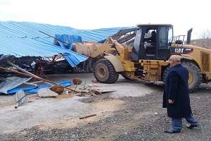 حملة لازالة جمالون مقام بدون ترخيص بالحرفيين