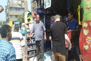 حملة لرفع الأشغالات بنطاق الحى