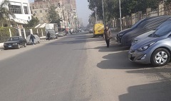 متابعة اعمال النظافة بنطاق الحى 