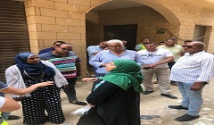 المتابعة والمرور على مناطق التطوير بنطاق الحي 