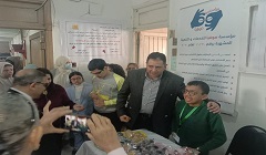افتتاح معرض المشغولات اليدوية الخاص بذوي الاحتياجات الخاصة  