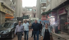 مراجعة اعمال تشطيبات بمدرسة بشارع الجراج 