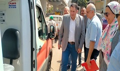 تفقد سيارة الخدمات التكنولوجية المتنقلة بميدان الخلفاوي