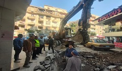 متابعة  انشاء بالوعات امطار بنطاق الحي  