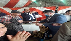 توزيع كراتين رمضان على الأسر الاكثر احتياجاً