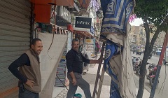 رفع وإزالة جميع المخالفات والاشغالات بنطاق الحي 