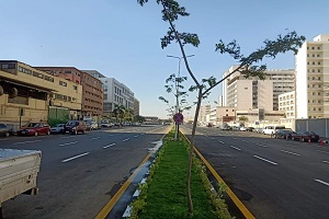 تطوير ورفع كفاءة الطرق بشارع مصطفى ابو زهرة