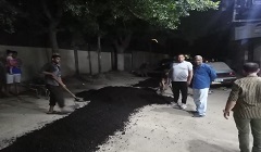 متابعة أعمال سفلته وتطوير الشوارع بنطاق الحي 