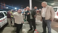 متابعة اعمال رفع كفاءة شوارع الحي 