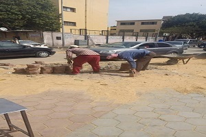 رفع كفاءة وتطوير الرصف بالشوارع والميادين