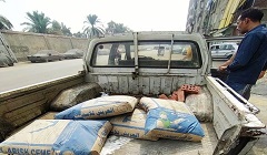 ايقاف اعمال بناء مخالف بنطاق الحي  