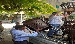 متابعة الاعمال اليومية بالحي 