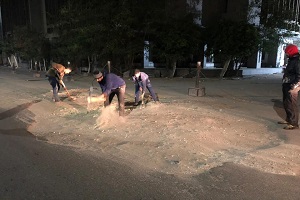 إعادة الشيء لأصله بشوارع كورنيش النيل 
