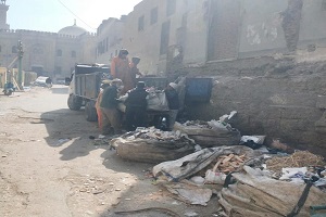 نظافة شوارع الجمالية والدرب الأحمر 