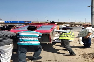 رفع الإشغالات المحيطة بمسجد ابو المكارم