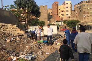 حملة نظافة مكبرة بنطاق الحي