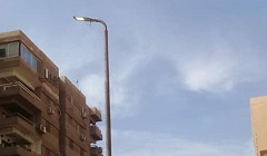 عمل إصلاح كابلات ارضية وتركيب كشاف ليد بعمارات المثلث