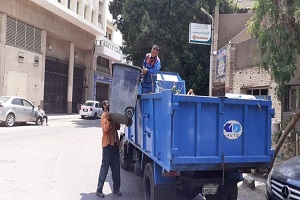 نظافة شارع فؤاد سراج الدين