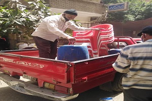  متابعة الاعمال اليومية بالحي 