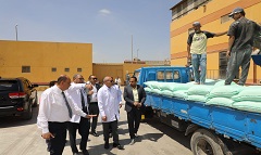 Cairo Gov. conducts inspection tour of one of May 15 flour mills